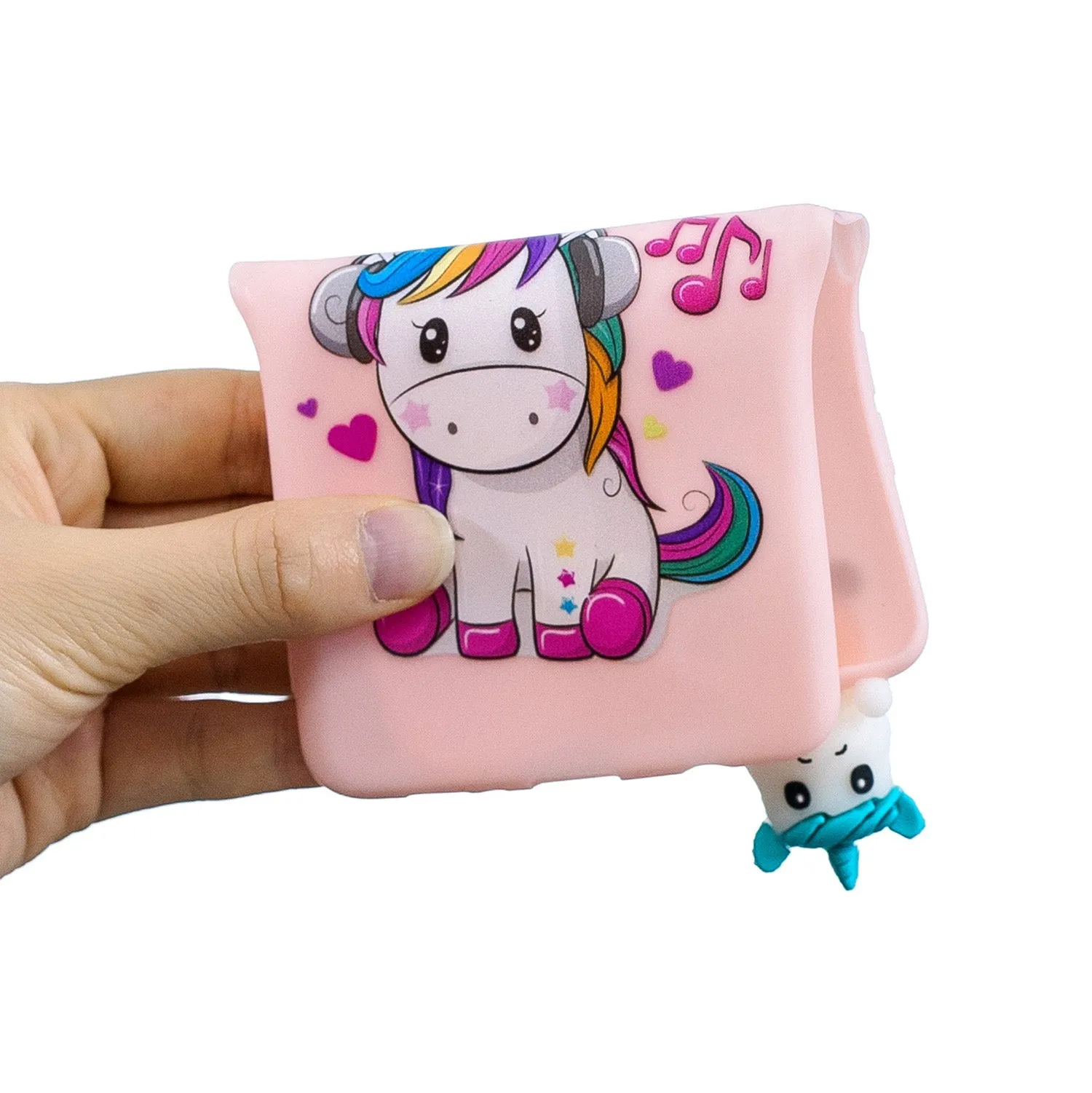 For Redmi 8A 3D Cartoon Painting Back Cover Soft TPU Mobile Phone Case Shell Music unicorn