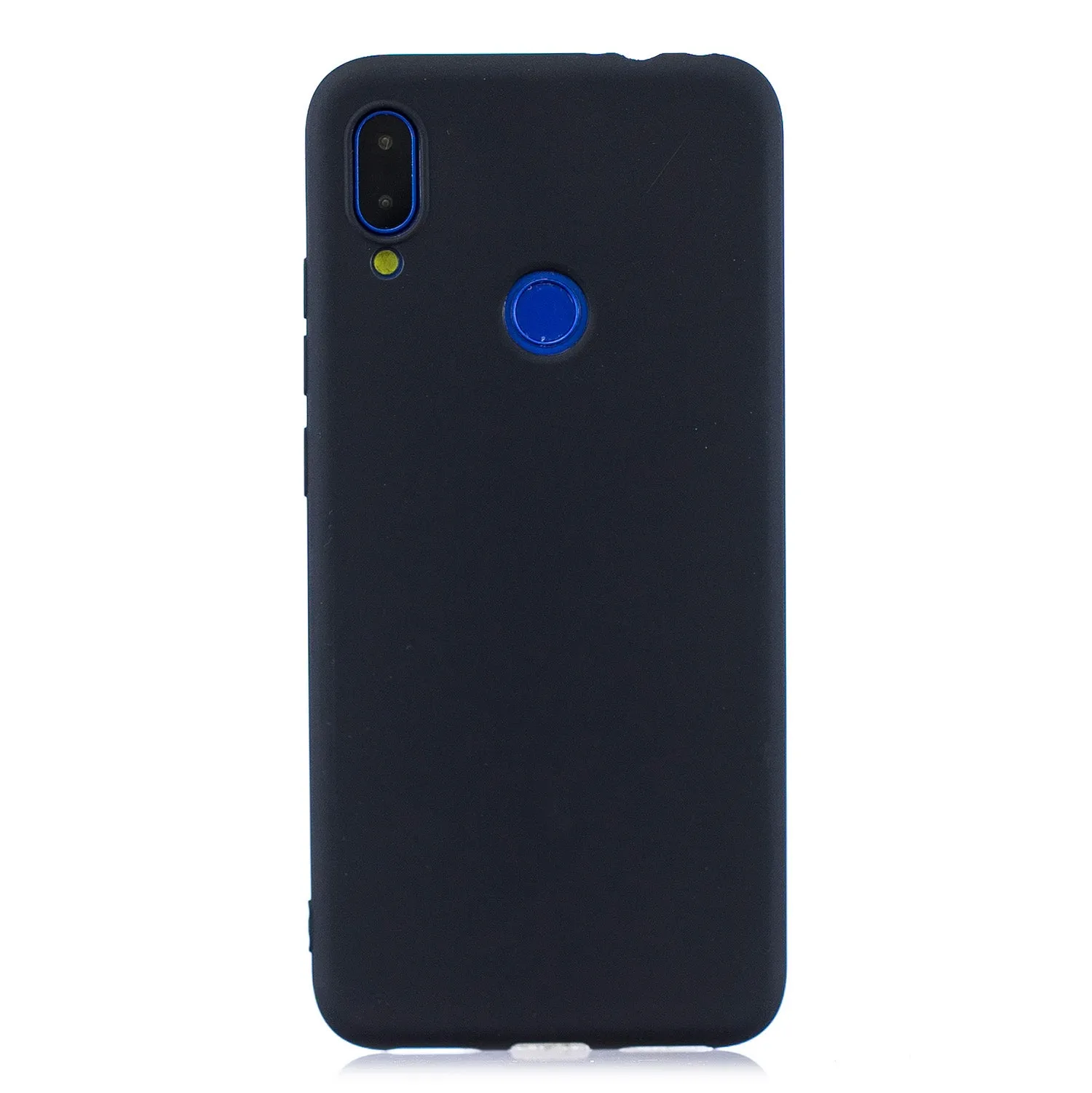 For Redmi note 7 Lovely Candy Color Matte TPU Anti-scratch Non-slip Protective Cover Back Case red