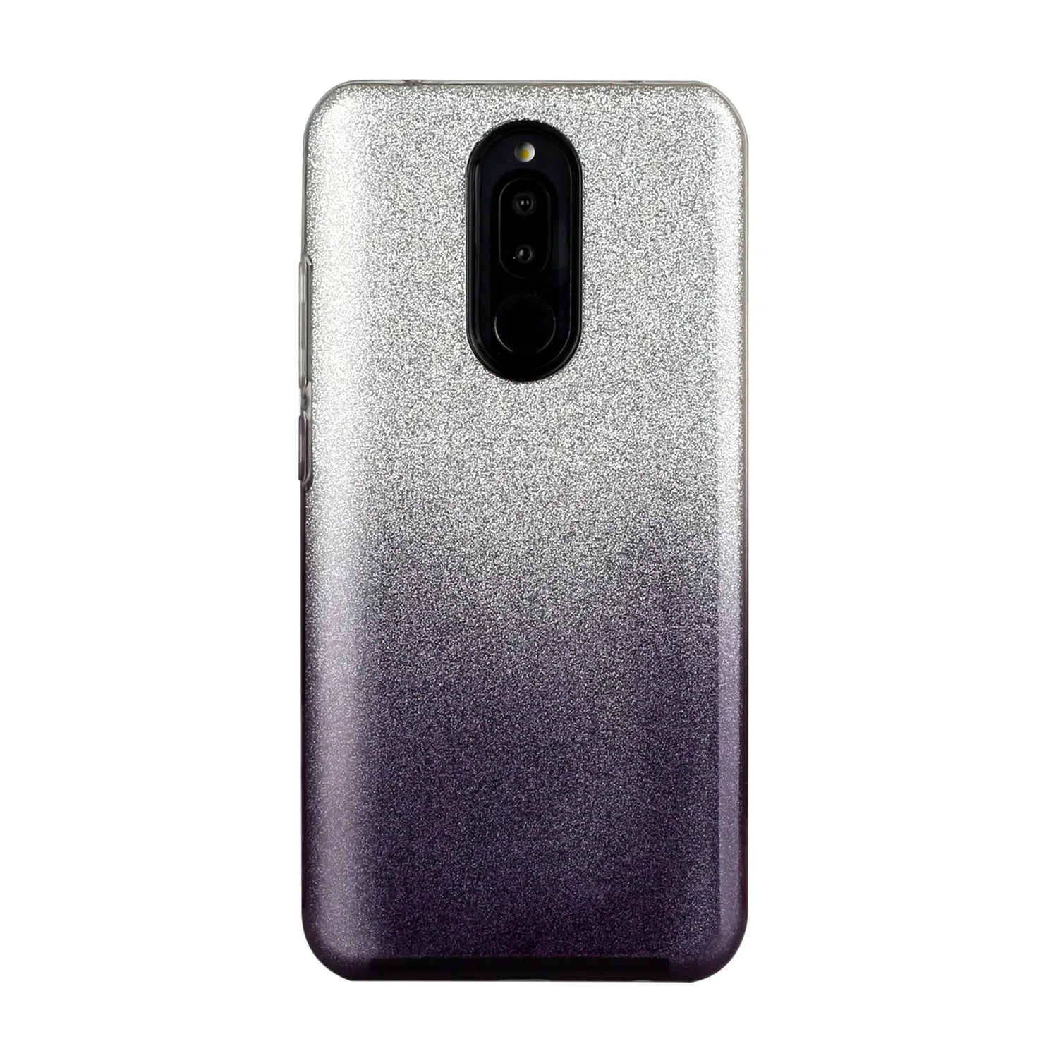 For Redmi Note 7/Note 7 pro/Note 8/Note 8 pro/8/8A Phone Case Gradient Color Glitter Powder Phone Cover with Airbag Bracket black