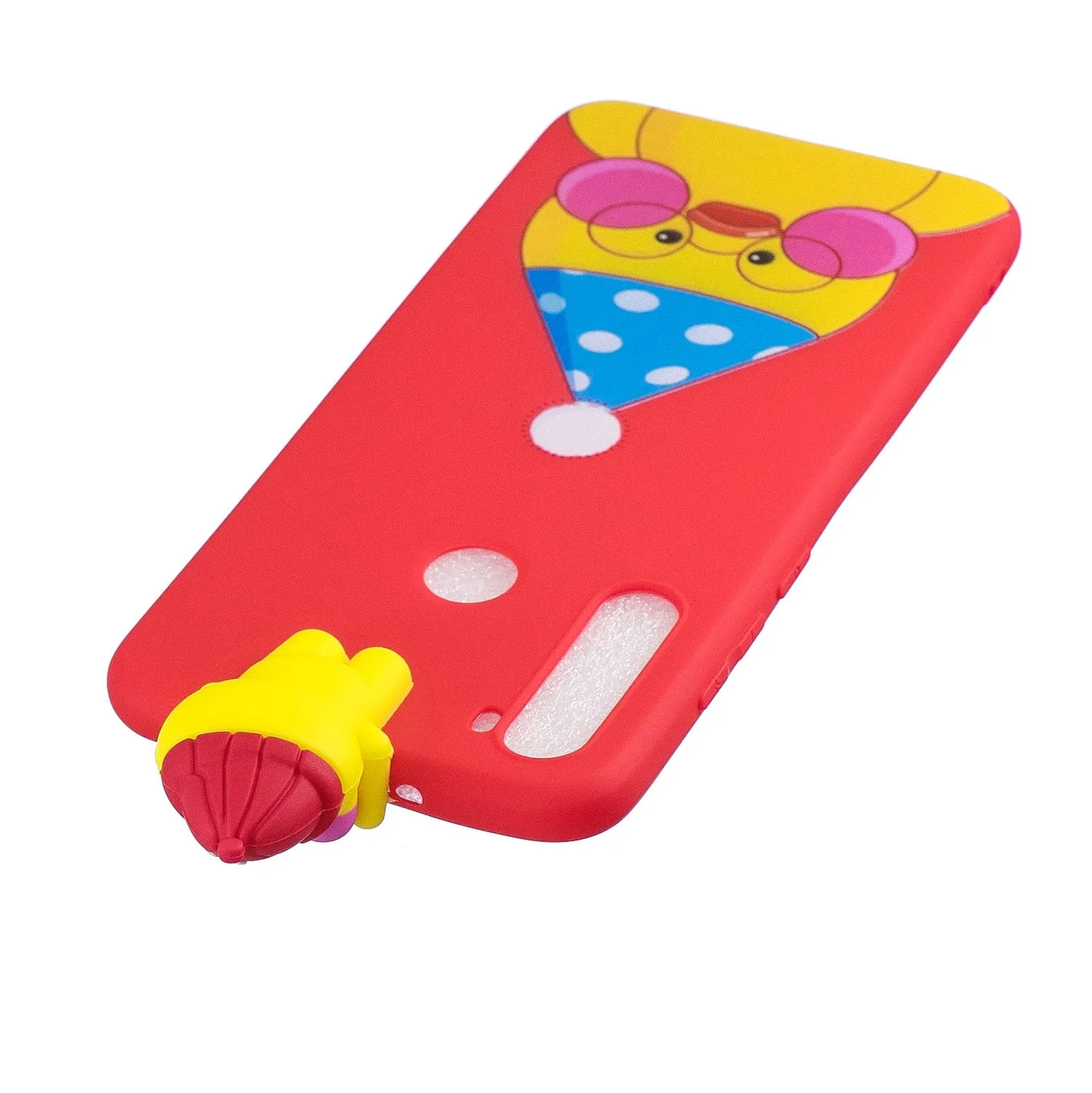 For Redmi NOTE 8 NOTE 8 pro 3D Color Painting Pattern Drop Protection Soft TPU Back Cover Mobile Phone Case white