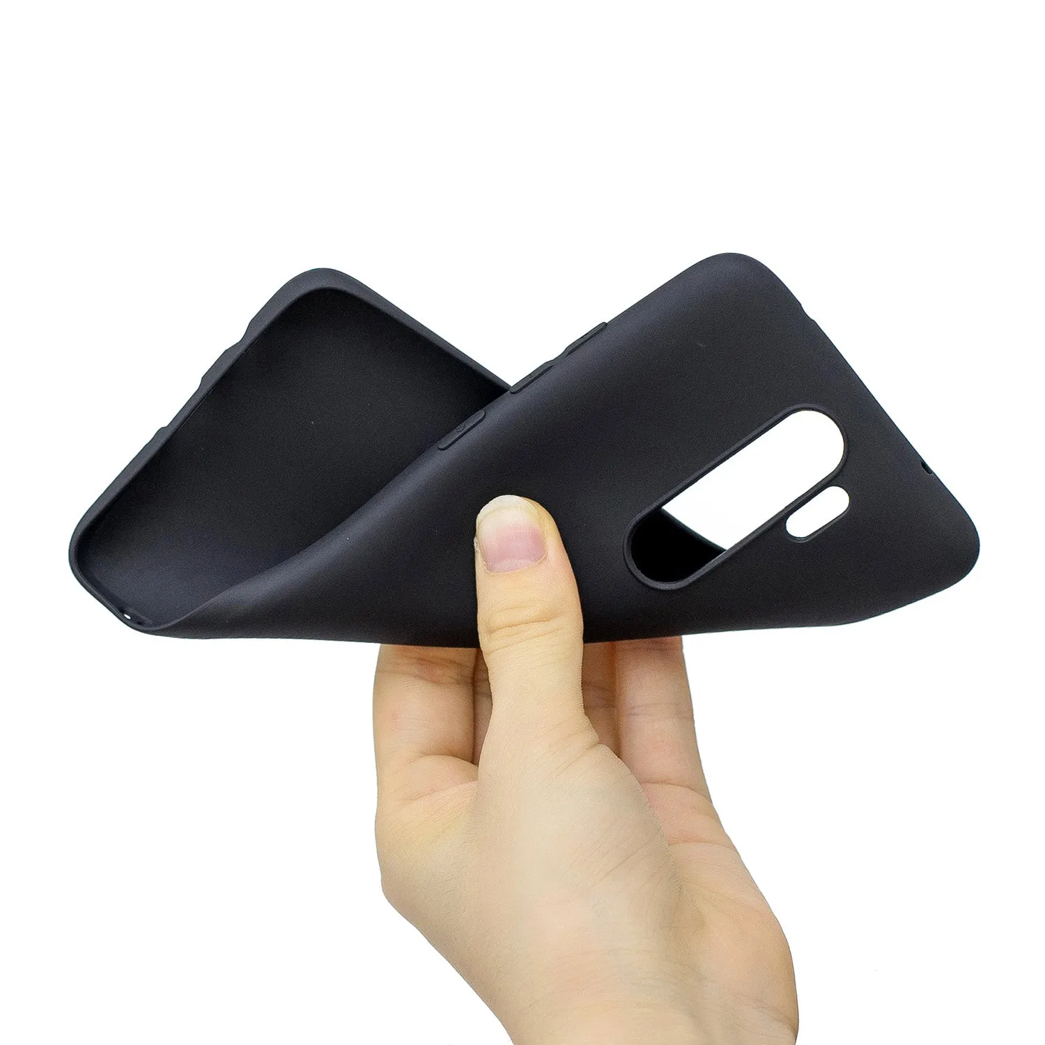 For Redmi NOTE 8 NOTE 8 Pro Soft Candy Color Frosted Surface Shockproof TPU Back Cover Mobile Phone Case black