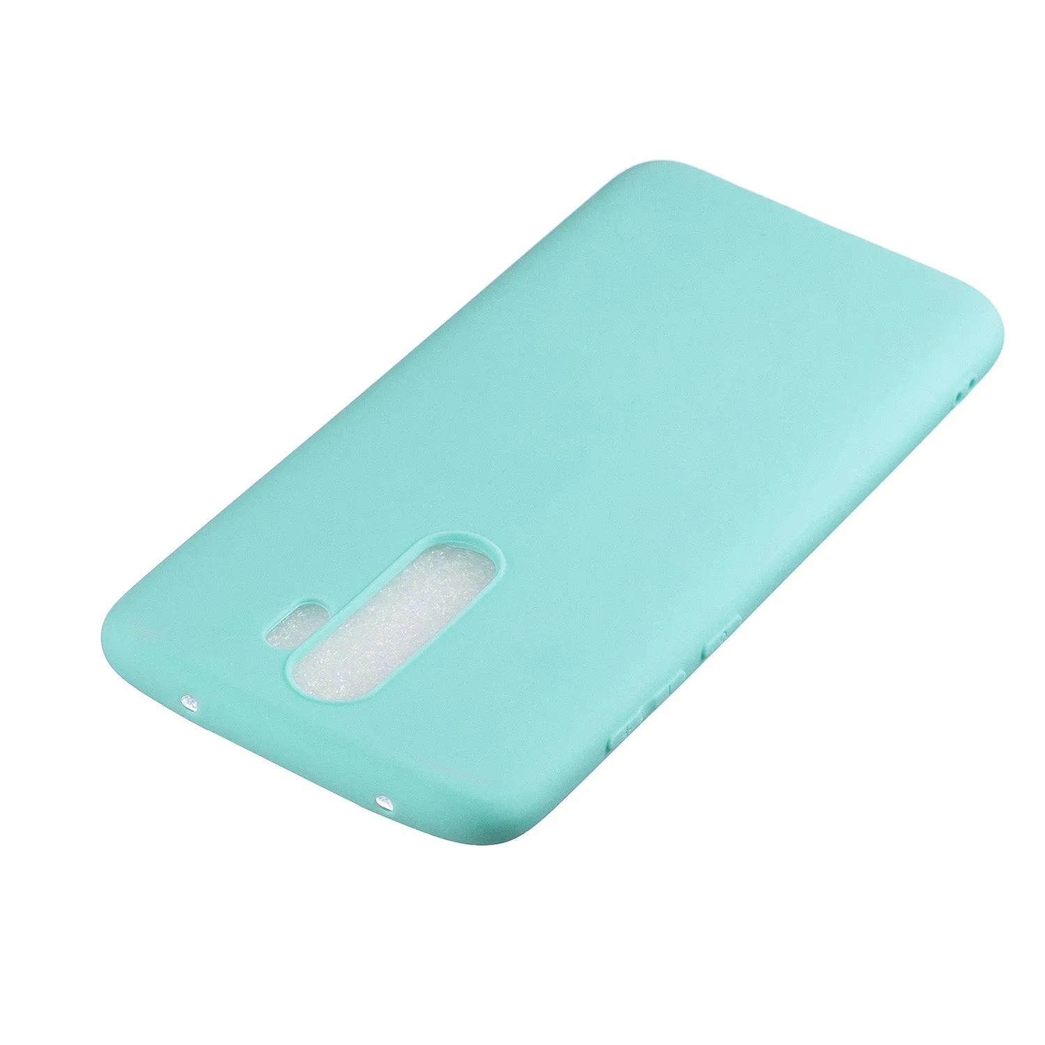 For Redmi NOTE 8 NOTE 8 Pro Soft Candy Color Frosted Surface Shockproof TPU Back Cover Mobile Phone Case Light blue