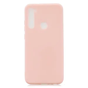 For Redmi NOTE 8 NOTE 8 Pro Soft Candy Color Frosted Surface Shockproof TPU Back Cover Mobile Phone Case Light pink