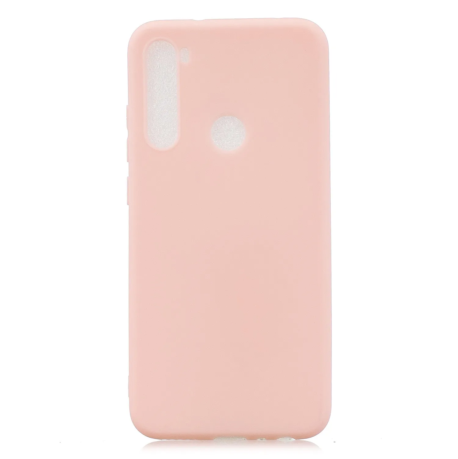 For Redmi NOTE 8 NOTE 8 Pro Soft Candy Color Frosted Surface Shockproof TPU Back Cover Mobile Phone Case Light pink