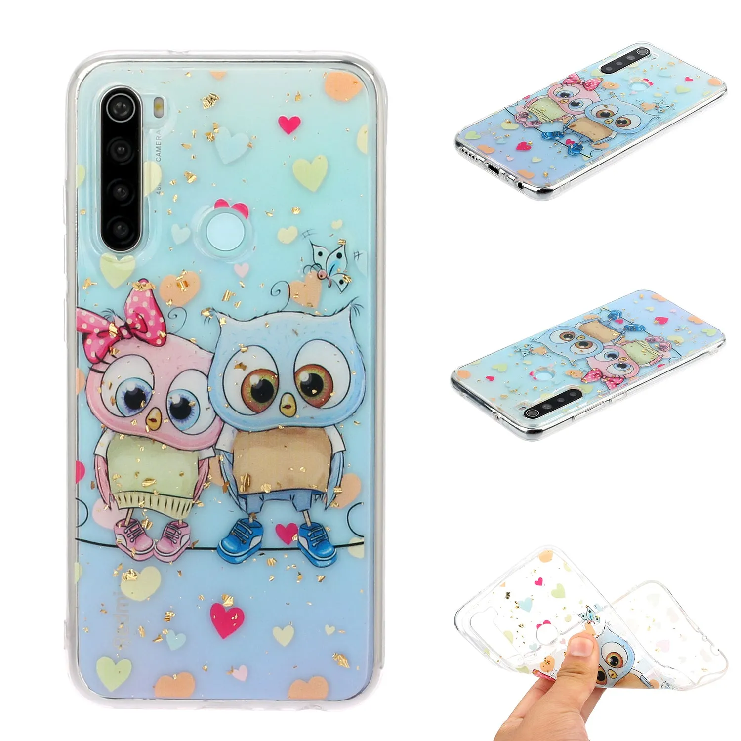 For Redmi Note 8 / Redmi Note 8 Pro Cellphone Cover Beautiful Painted Pattern Comfortable Wear TPU Phone Shell 7