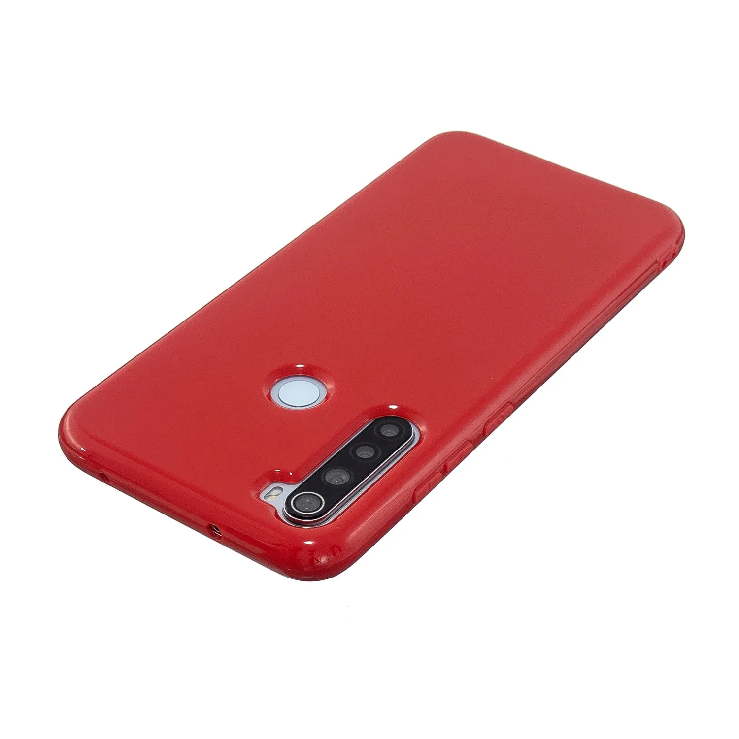 For Redmi Note 8/8 Pro Cellphone Cover 2.0mm Thickened TPU Case Camera Protector Anti-Scratch Soft Phone Shell Black