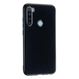 For Redmi Note 8/8 Pro Cellphone Cover 2.0mm Thickened TPU Case Camera Protector Anti-Scratch Soft Phone Shell Black