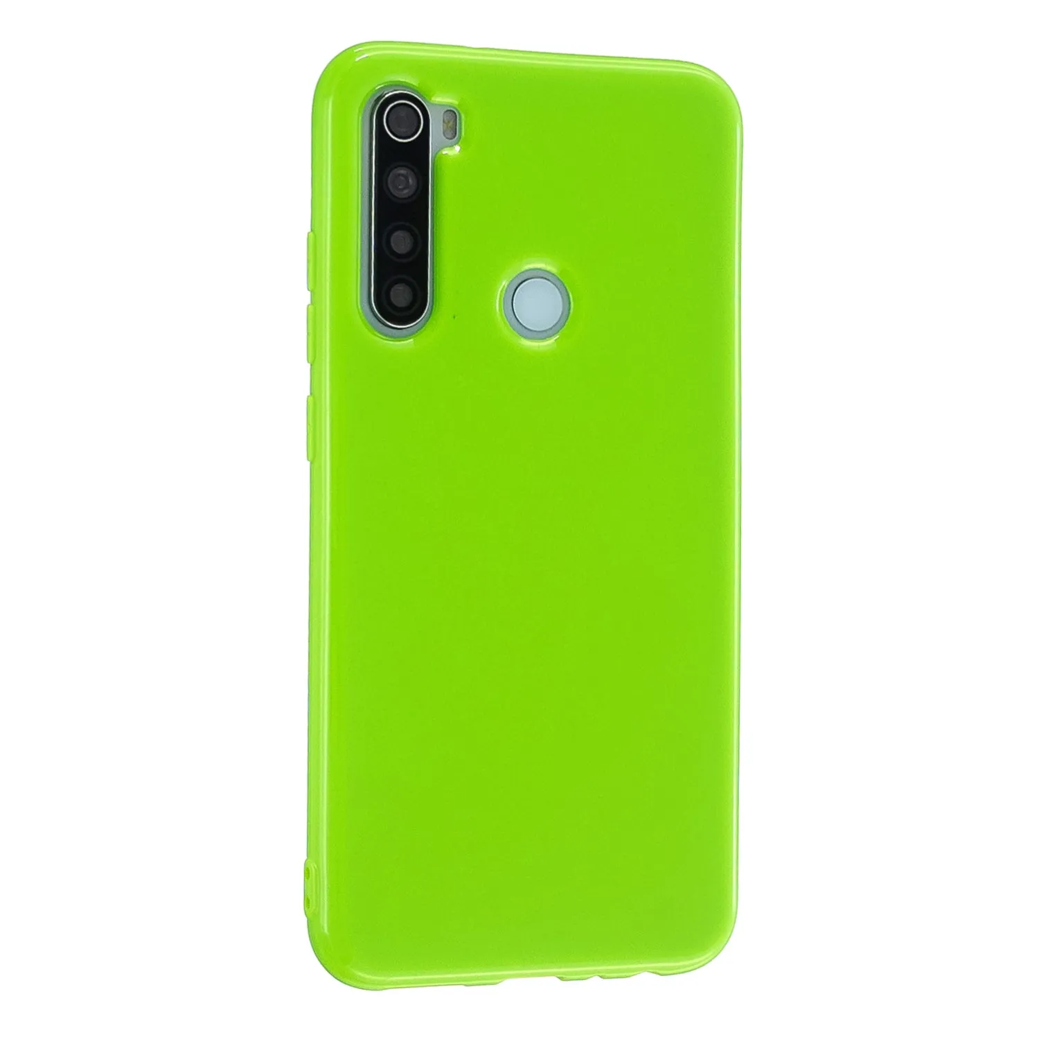 For Redmi Note 8/8 Pro Cellphone Cover 2.0mm Thickened TPU Case Camera Protector Anti-Scratch Soft Phone Shell Green