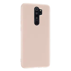For Redmi Note 8/8 Pro Cellphone Cover 2.0mm Thickened TPU Case Camera Protector Anti-Scratch Soft Phone Shell Pink