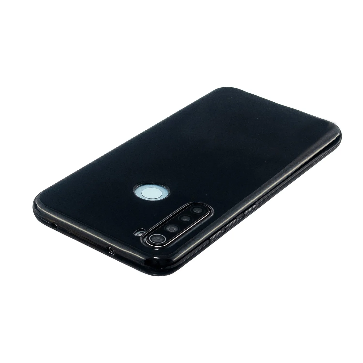 For Redmi Note 8/8 Pro Cellphone Cover Reinforced Soft TPU Phone Case Anti-scratch Full Body Protection Milk white