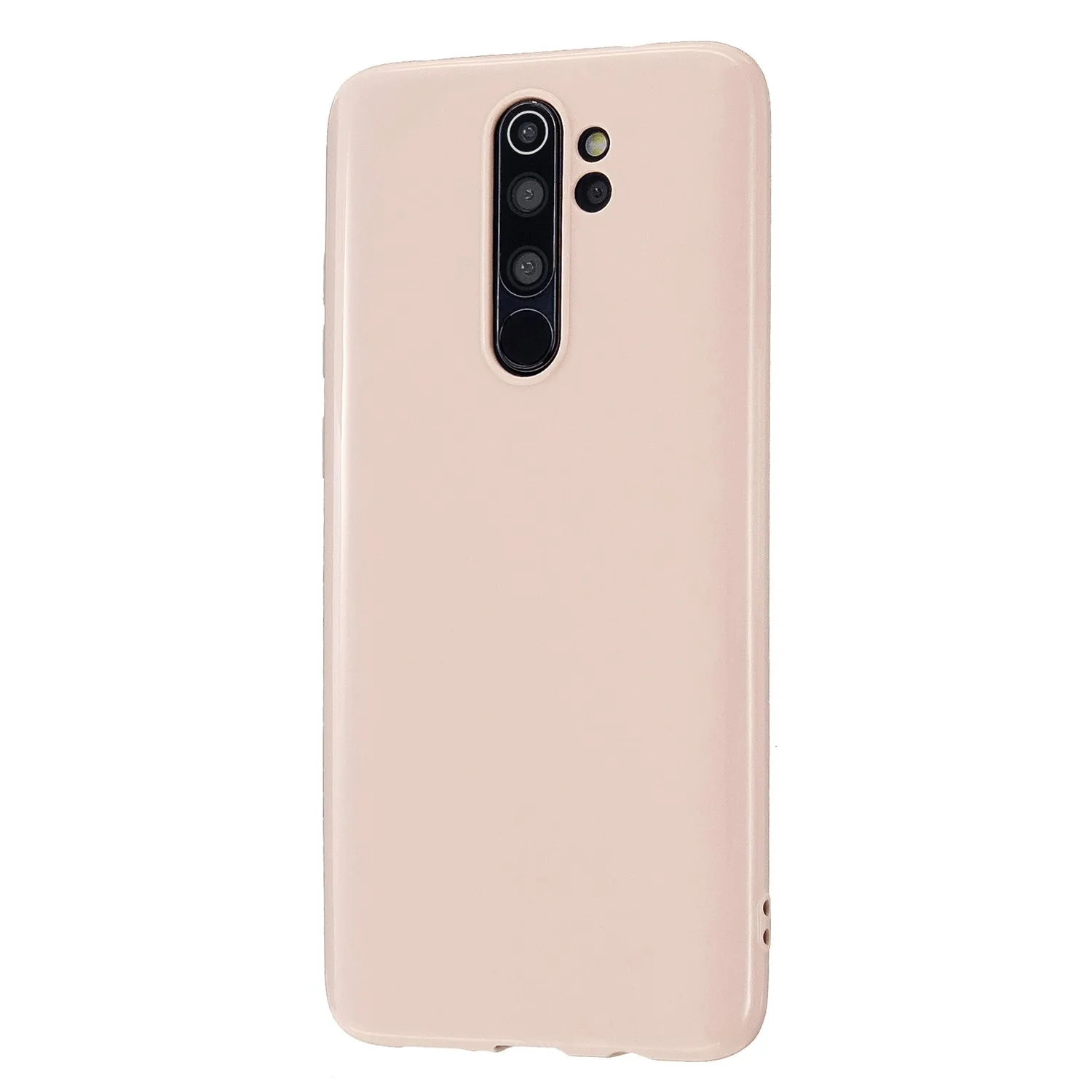 For Redmi Note 8/8 Pro Cellphone Cover Reinforced Soft TPU Phone Case Anti-scratch Full Body Protection Sakura pink