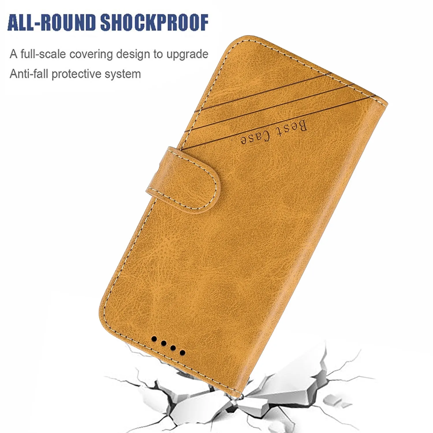 For Redmi Note 8T/Redmi 8/Redmi 8A Case Soft Leather Cover with Denim Texture Precise Cutouts Wallet Design Buckle Closure Smartphone Shell  gray