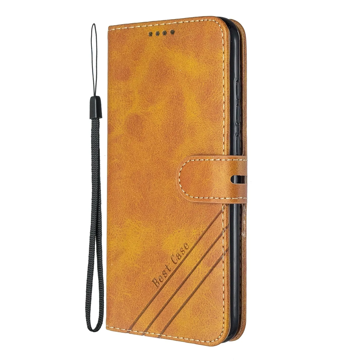 For Redmi Note 8T/Redmi 8/Redmi 8A Case Soft Leather Cover with Denim Texture Precise Cutouts Wallet Design Buckle Closure Smartphone Shell  gray