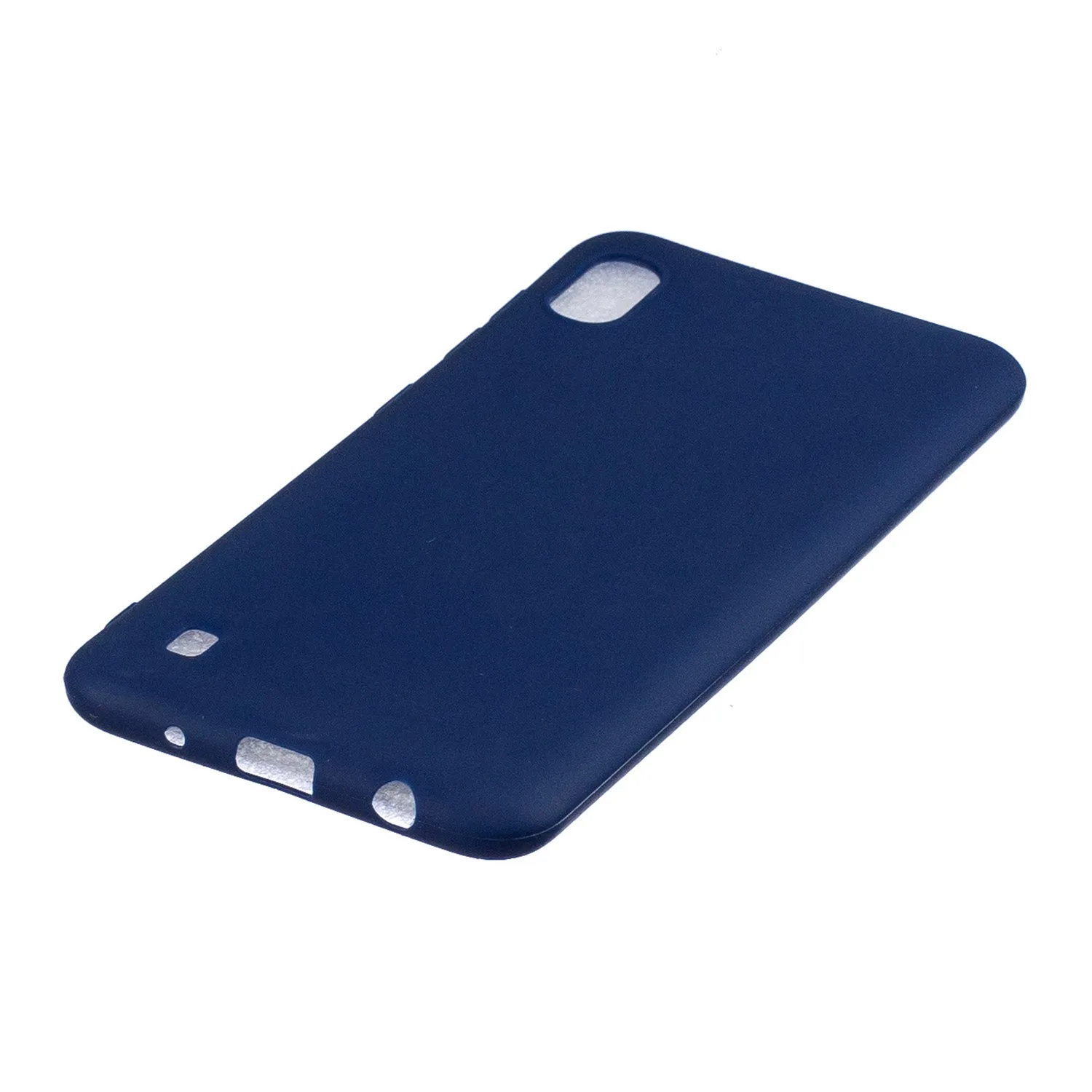 For Samsung A01/ A11/A21/A41/A51/A71/A81/A91 Mobile Phone Case Lovely Candy Color Matte TPU Anti-scratch Non-slip Protective Cover Back Case 7 royal blue