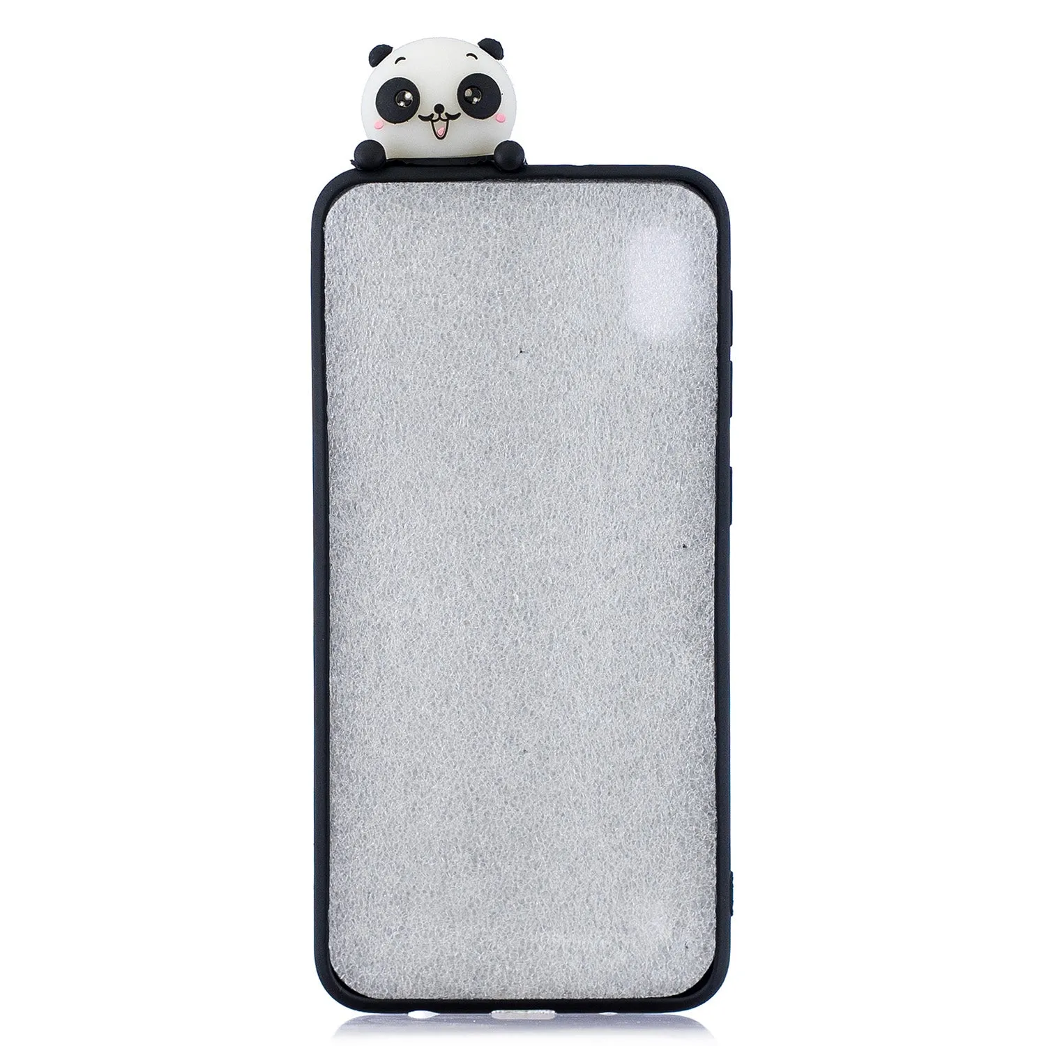 For Samsung A10 3D Cute Coloured Painted Animal TPU Anti-scratch Non-slip Protective Cover Back Case Three pandas