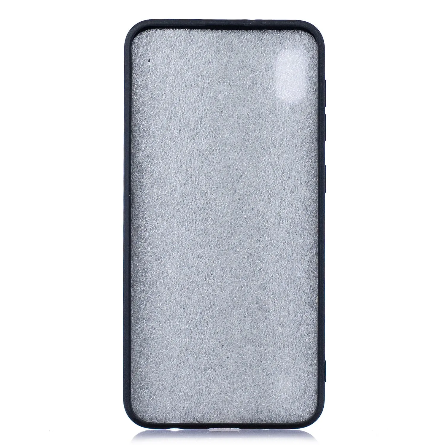 For Samsung A10 Lovely Candy Color Matte TPU Anti-scratch Non-slip Protective Cover Back Case black