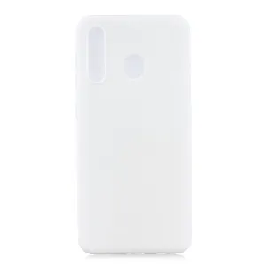 For Samsung A10 Lovely Candy Color Matte TPU Anti-scratch Non-slip Protective Cover Back Case white