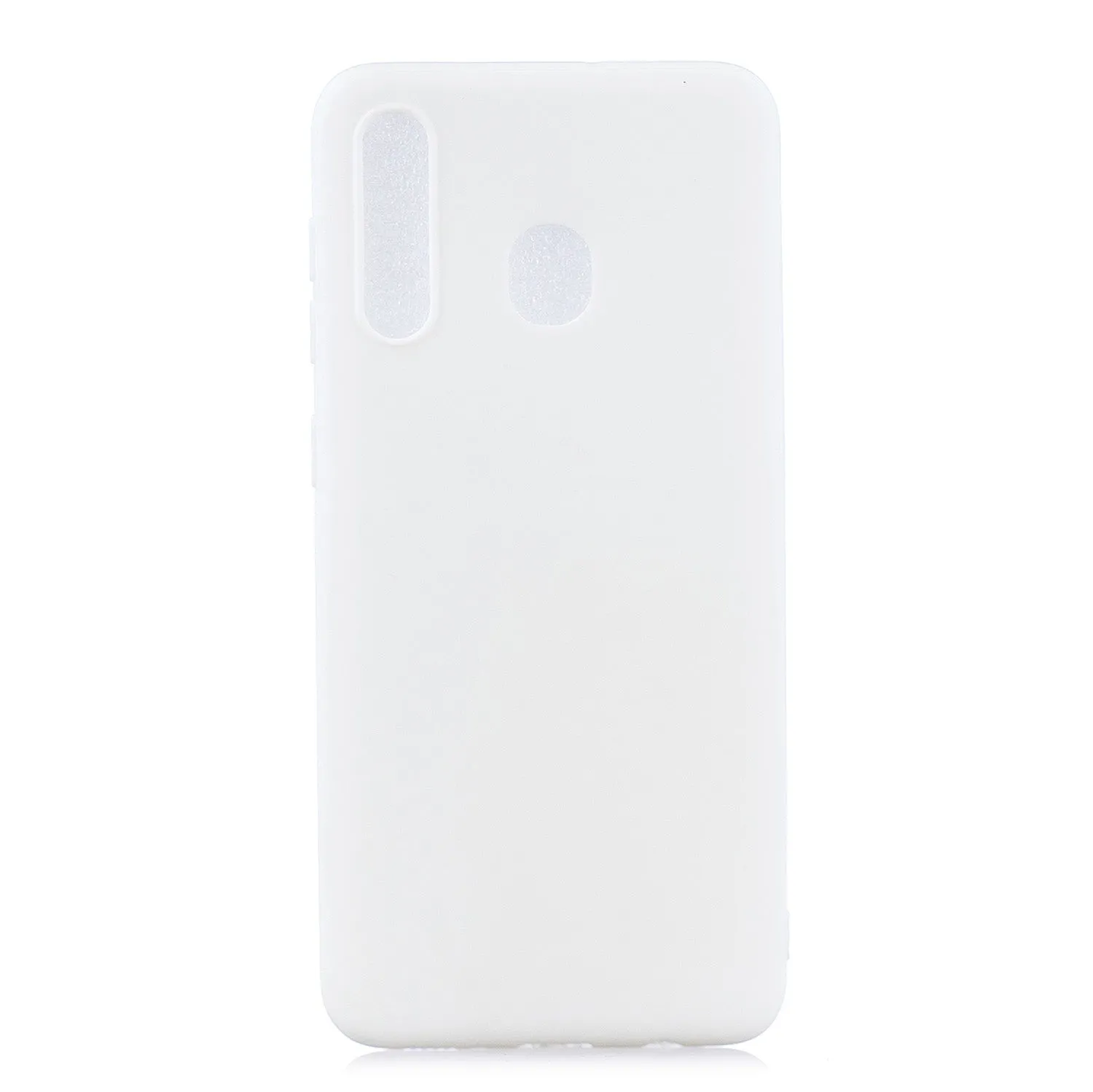 For Samsung A10 Lovely Candy Color Matte TPU Anti-scratch Non-slip Protective Cover Back Case white