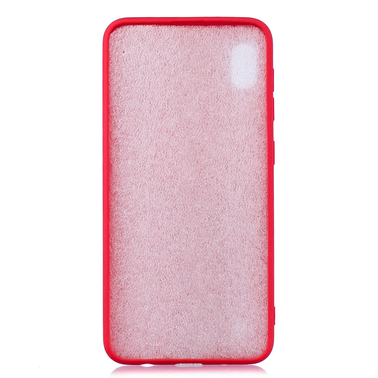 For Samsung A10 Lovely Candy Color Matte TPU Anti-scratch Non-slip Protective Cover Back Case yellow