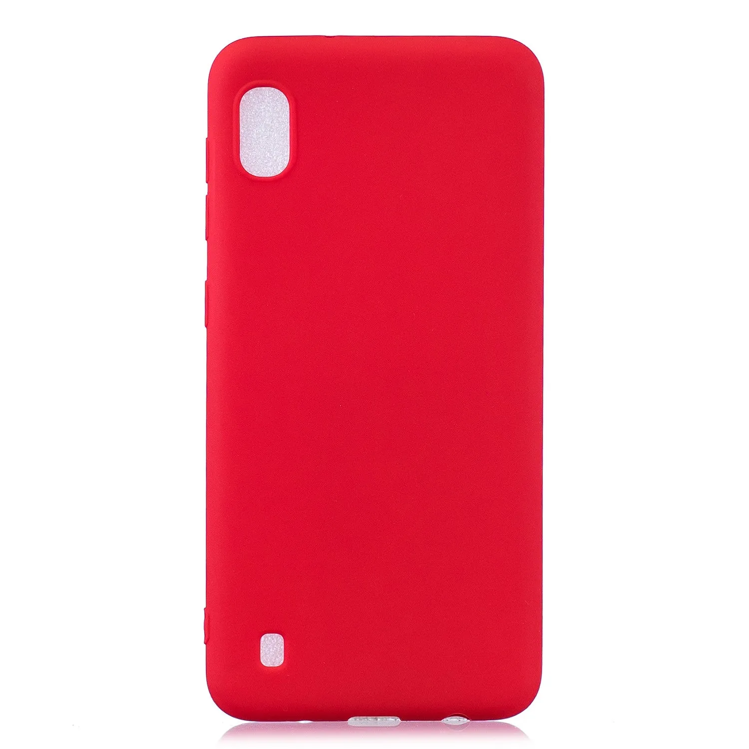 For Samsung A10 Lovely Candy Color Matte TPU Anti-scratch Non-slip Protective Cover Back Case yellow