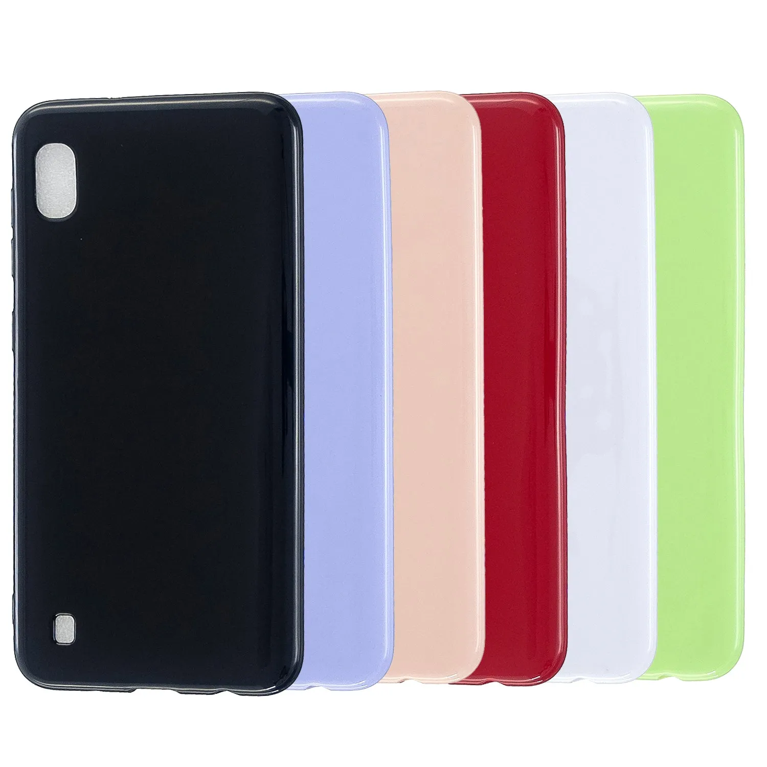 For Samsung A10/A20/A30/A50 Phone Case Soft TPU Overal Protection Precise Cutouts Easy to Install Cellphone Cover  Sakura pink