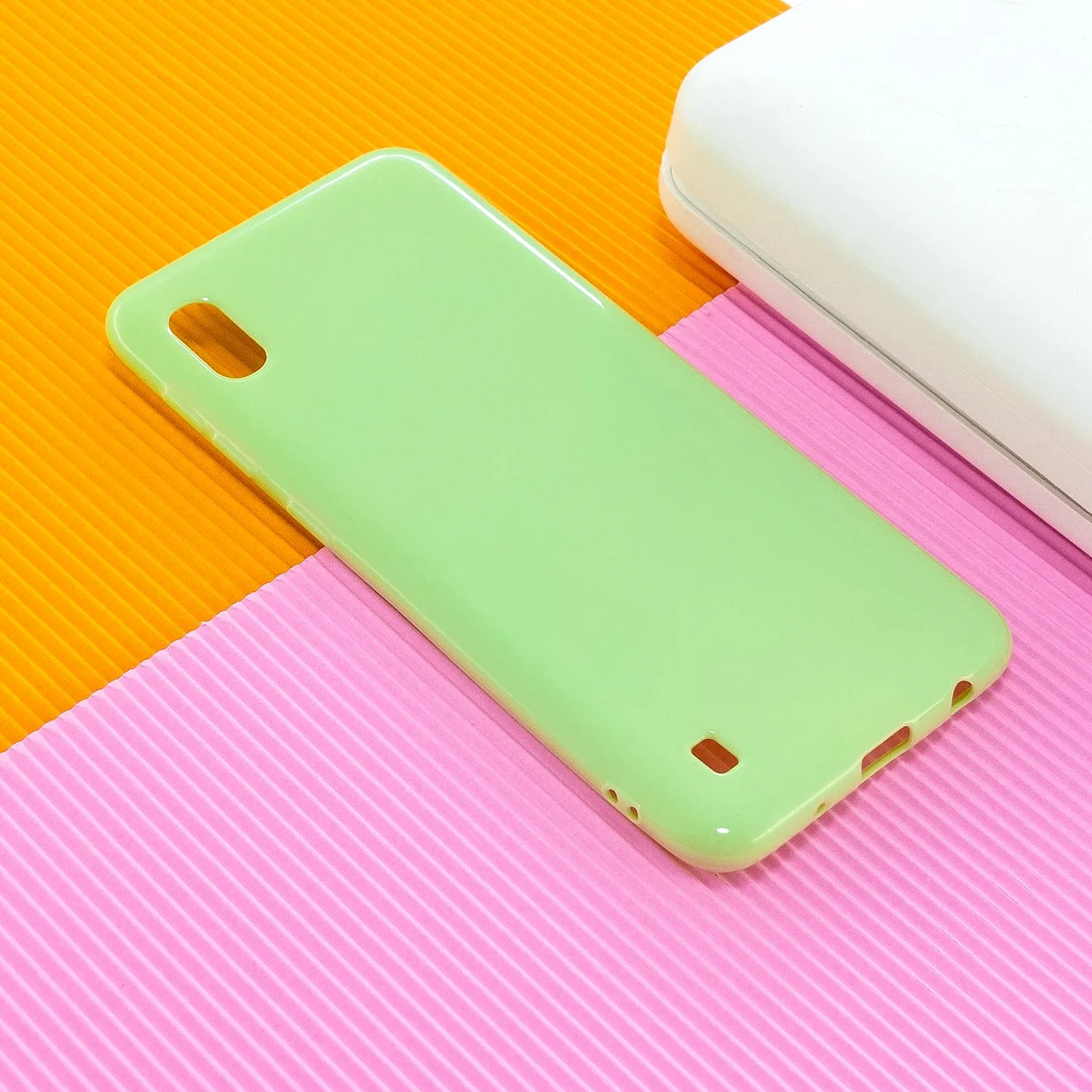 For Samsung A10/A20/A30/A50 Phone Case Soft TPU Overal Protection Precise Cutouts Easy to Install Cellphone Cover  Sakura pink