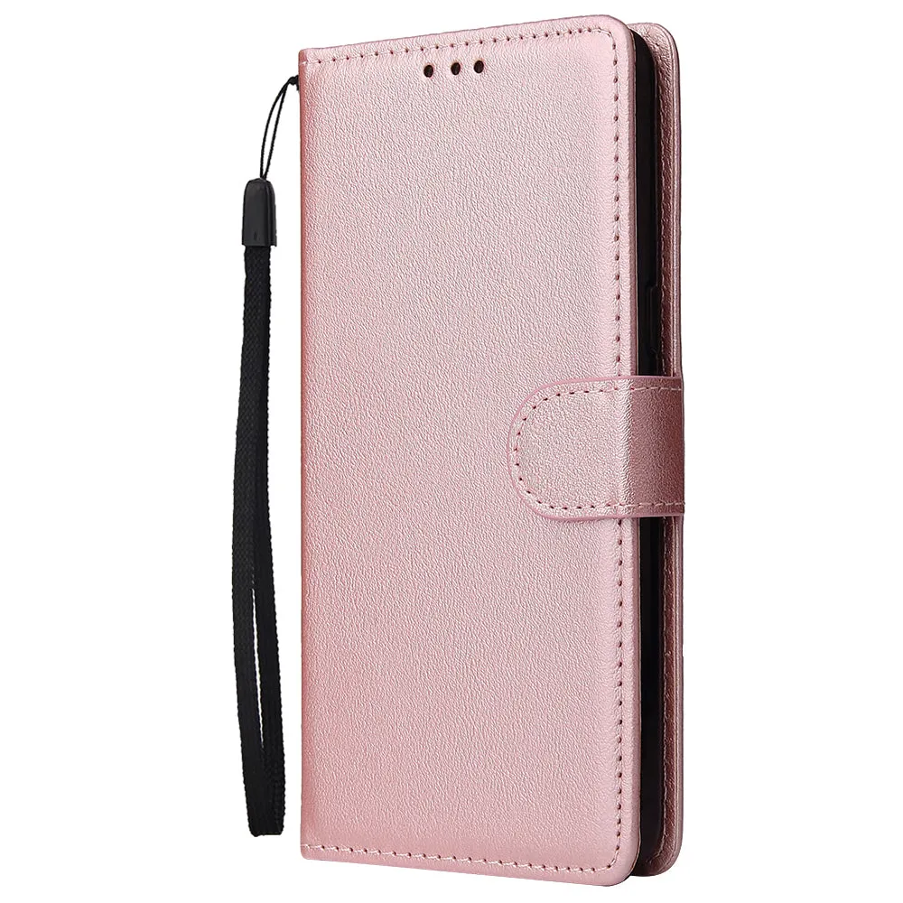 For Samsung A10S A20S Cellphone Cover Mobile Phone Shell Buckle Closure Cards Slots PU Leather Smart Shell with Wallet Overall Protection black
