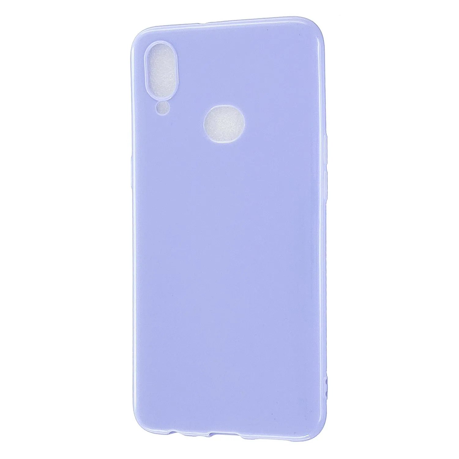 For Samsung A10S/A20S Cellphone Cover Soft TPU Phone Case Simple Profile Full Body Protection Anti-scratch Shell Bright black
