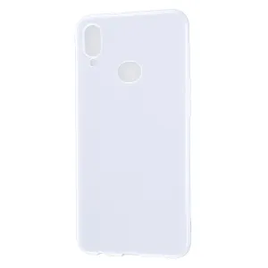For Samsung A10S/A20S Cellphone Cover Soft TPU Phone Case Simple Profile Full Body Protection Anti-scratch Shell Milk white