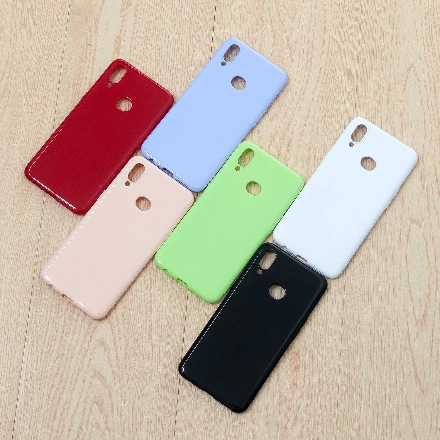 For Samsung A10S/A20S Cellphone Cover Soft TPU Phone Case Simple Profile Full Body Protection Anti-scratch Shell Milk white