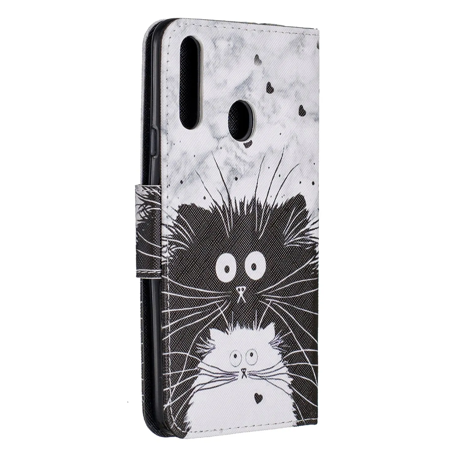 For Samsung A10S/A20S Smartphone Case PU Leather Phone Shell Lovely Cartoon Pattern Card Slots Overall Protection Rainbow horse