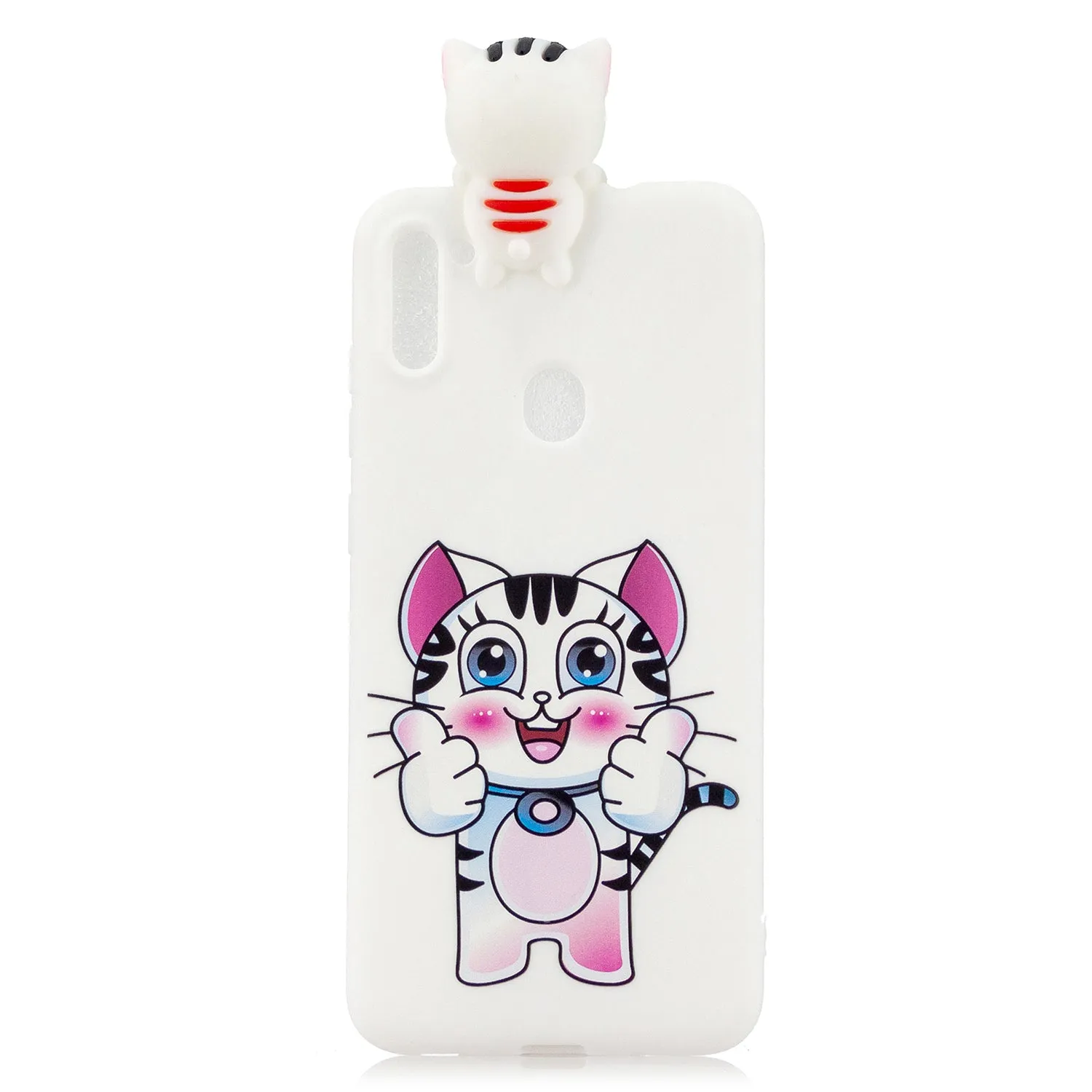 For Samsung A11 Soft TPU Back Cover 3D Cartoon Painting Mobile Phone Case Shell Little bear