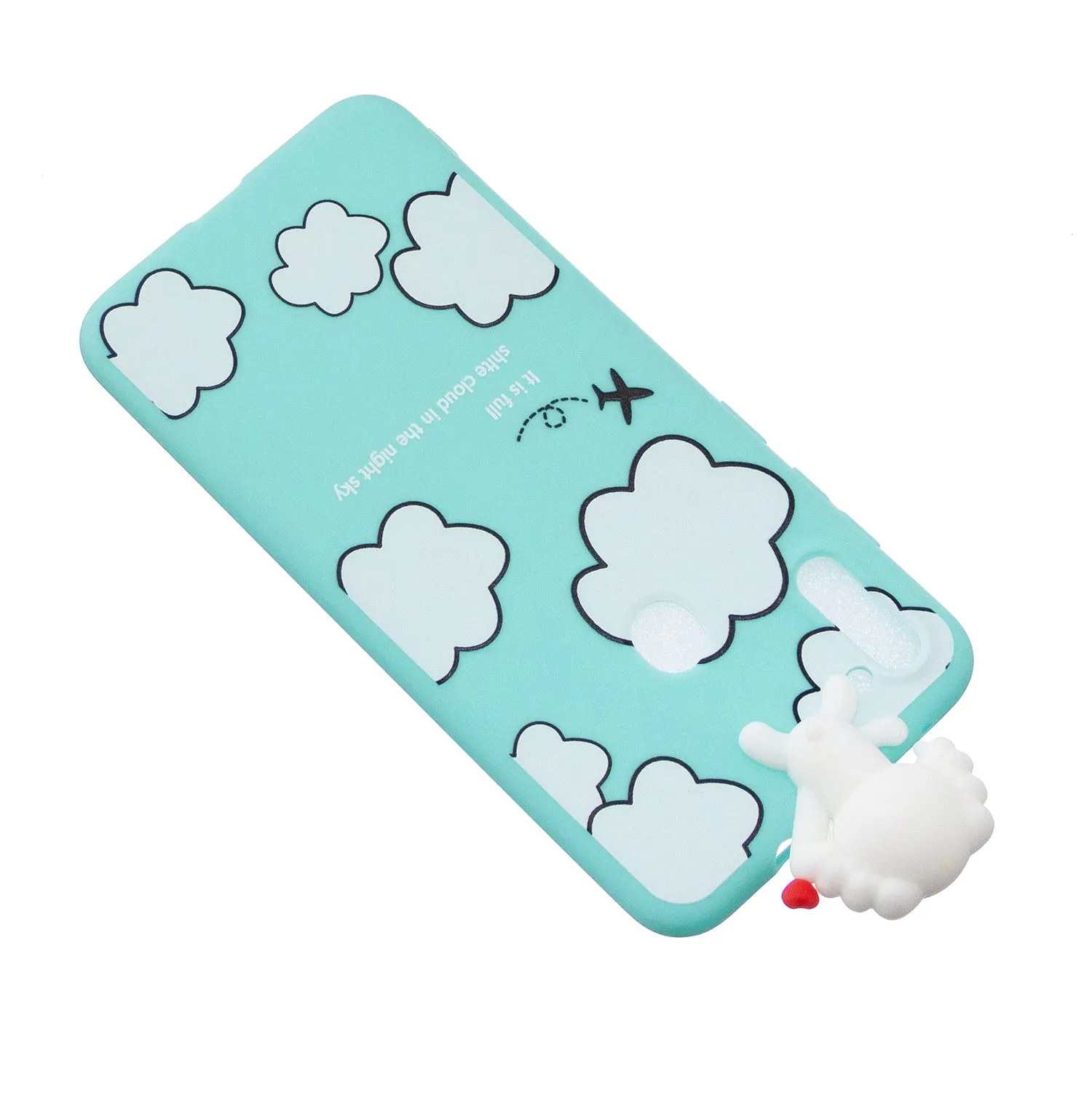 For Samsung A11 Soft TPU Back Cover 3D Cartoon Painting Mobile Phone Case Shell Little bear