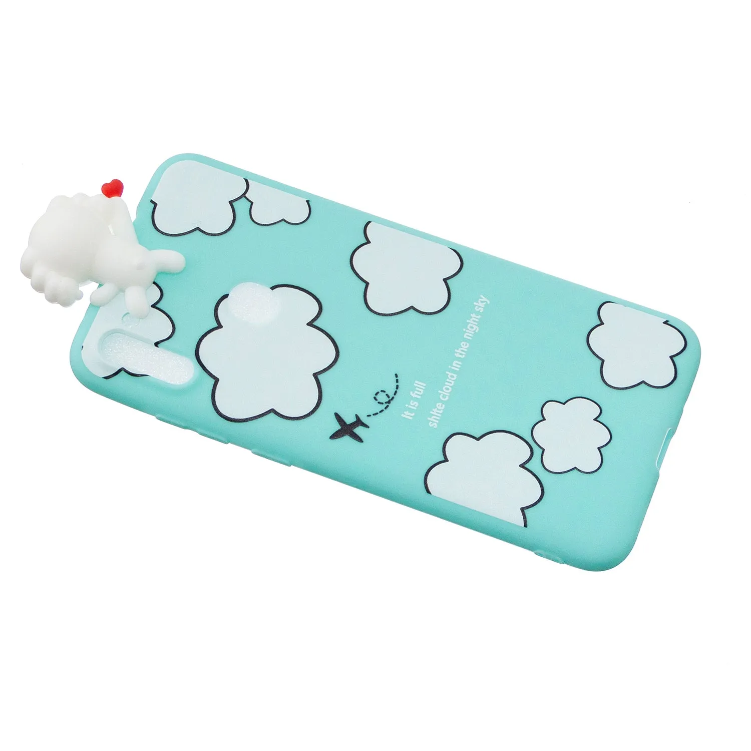 For Samsung A11 Soft TPU Back Cover 3D Cartoon Painting Mobile Phone Case Shell Little bear