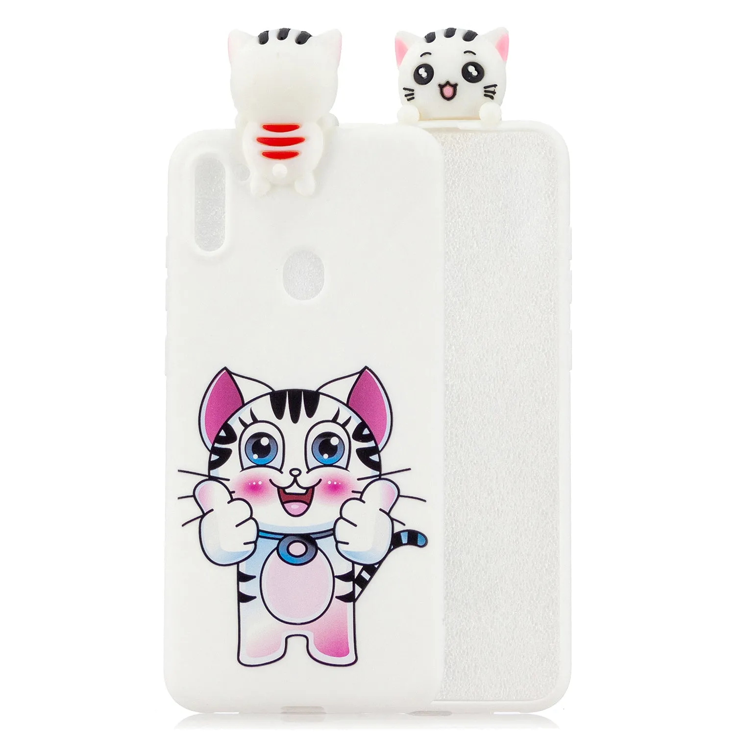 For Samsung A11 Soft TPU Back Cover 3D Cartoon Painting Mobile Phone Case Shell Little bear