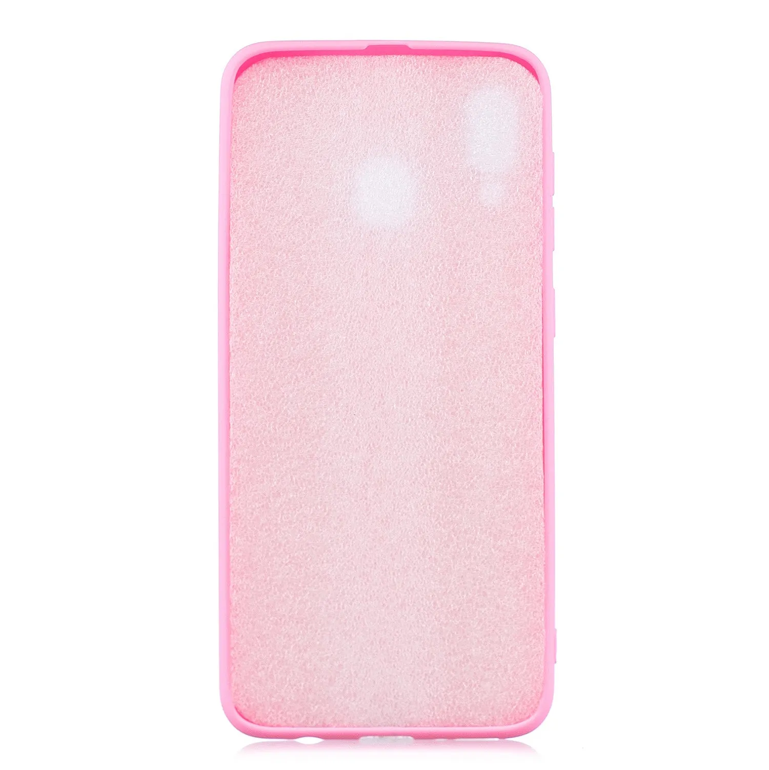 For Samsung A30 Lovely Candy Color Matte TPU Anti-scratch Non-slip Protective Cover Back Case yellow