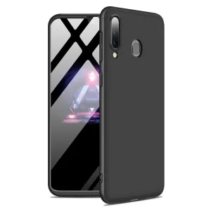For Samsung A30 Ultra Slim PC Back Cover Non-slip Shockproof 360 Degree Full Protective Case black
