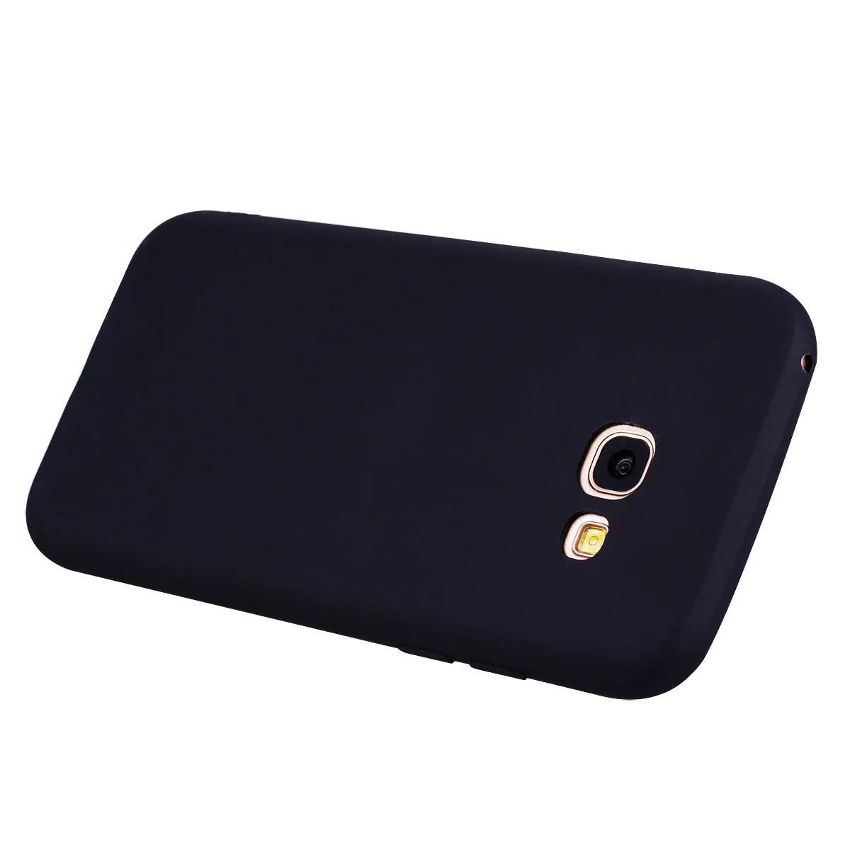 for Samsung A5 2017 Cute Candy Color Matte TPU Anti-scratch Non-slip Protective Cover Back Case Light blue