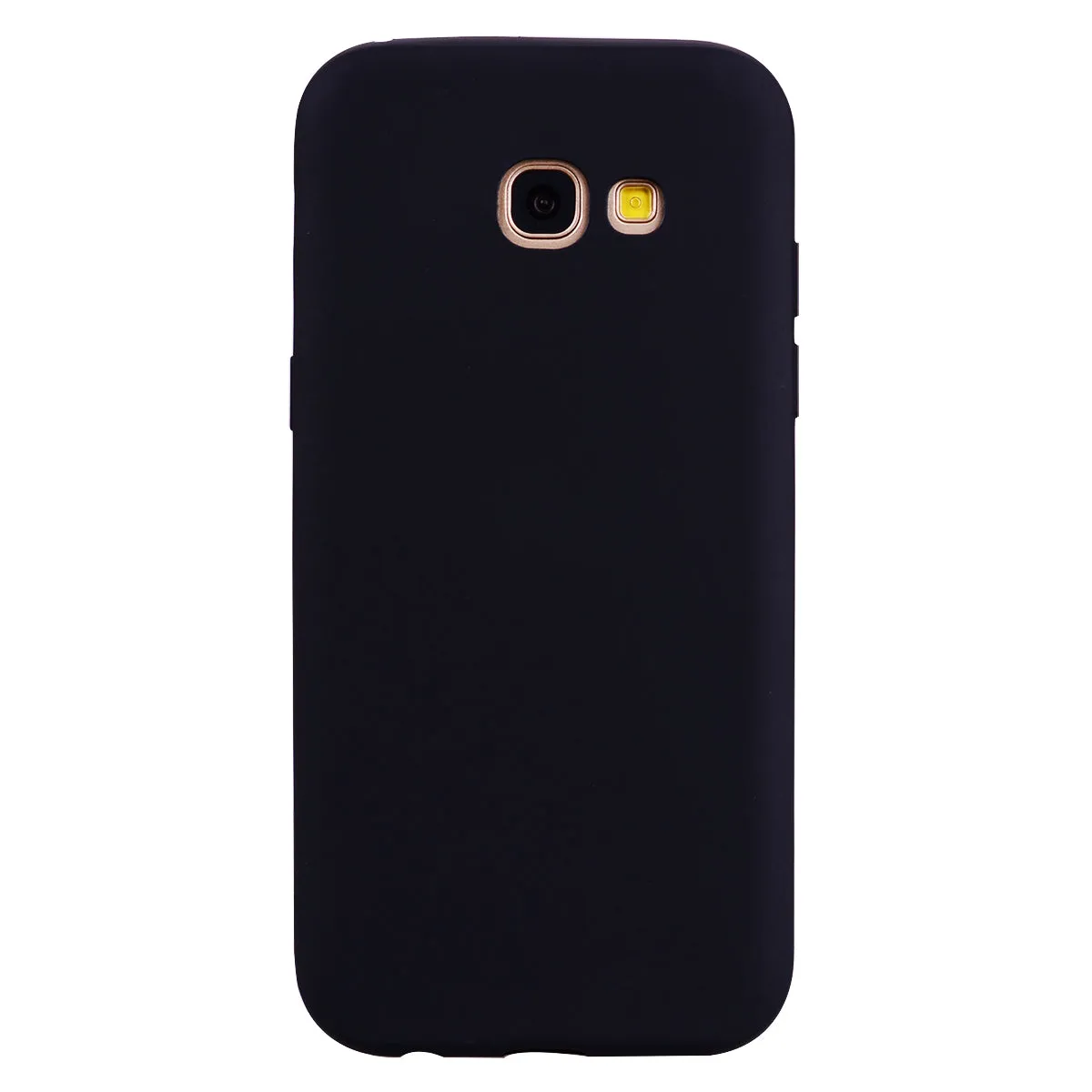for Samsung A5 2017 Cute Candy Color Matte TPU Anti-scratch Non-slip Protective Cover Back Case Navy