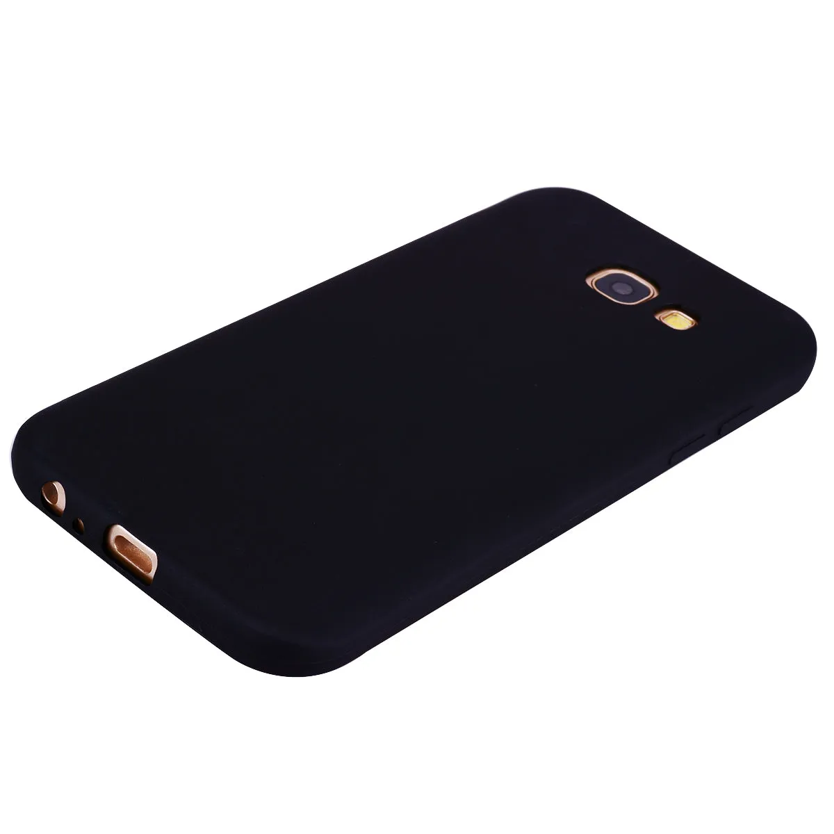 for Samsung A5 2017 Cute Candy Color Matte TPU Anti-scratch Non-slip Protective Cover Back Case red