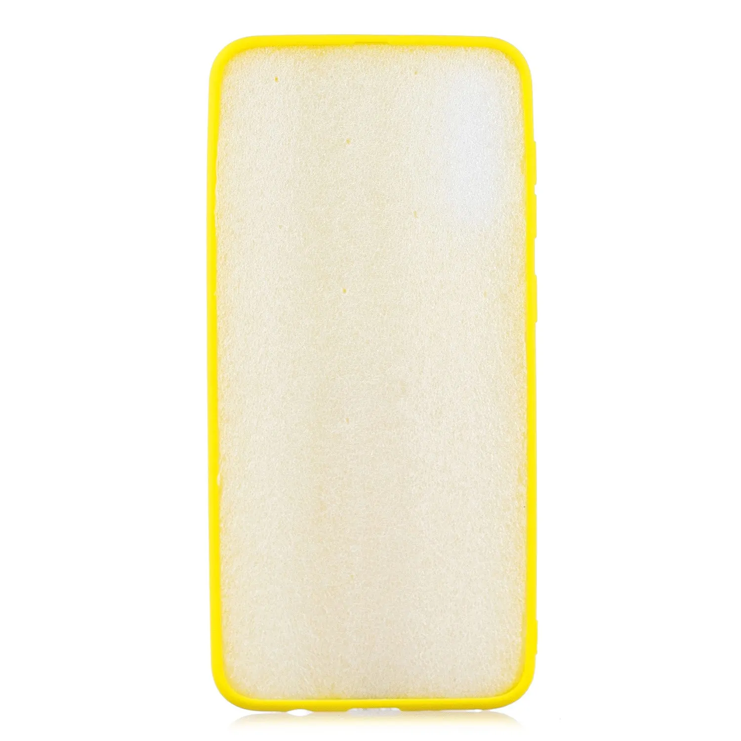 For Samsung A50 Lovely Candy Color Matte TPU Anti-scratch Non-slip Protective Cover Back Case black