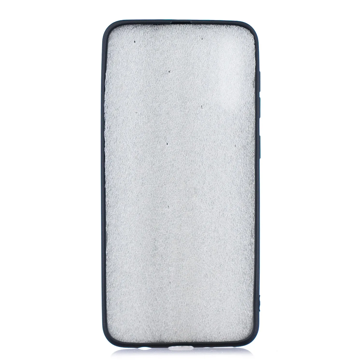 For Samsung A50 Lovely Candy Color Matte TPU Anti-scratch Non-slip Protective Cover Back Case black