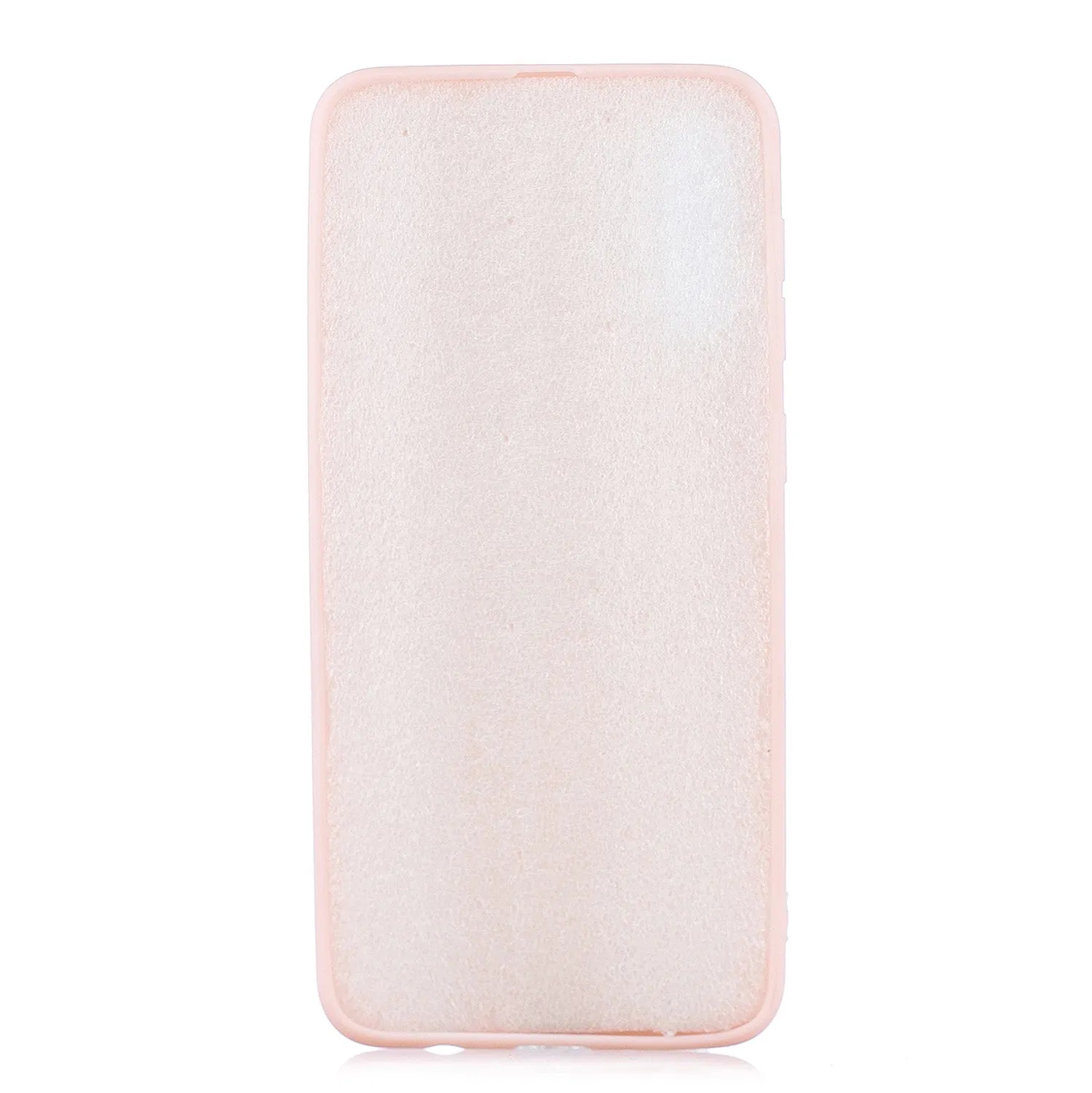 For Samsung A50 Lovely Candy Color Matte TPU Anti-scratch Non-slip Protective Cover Back Case black