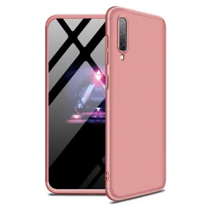 For Samsung A50 Ultra Slim PC Back Cover Non-slip Shockproof 360 Degree Full Protective Case Rose gold