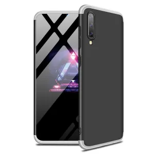 For Samsung A50 Ultra Slim PC Back Cover Non-slip Shockproof 360 Degree Full Protective Case Silver black silver
