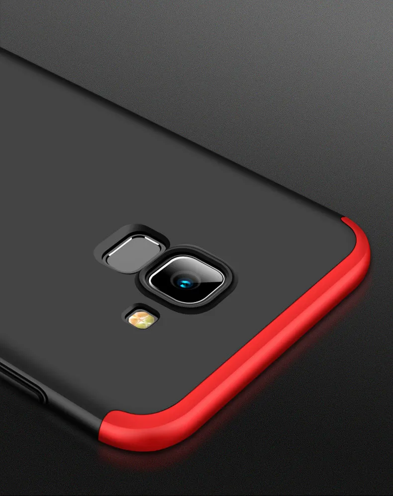 For Samsung A6 2018 360 Degree Protective Case Ultra Thin Hard Back Cover Gold