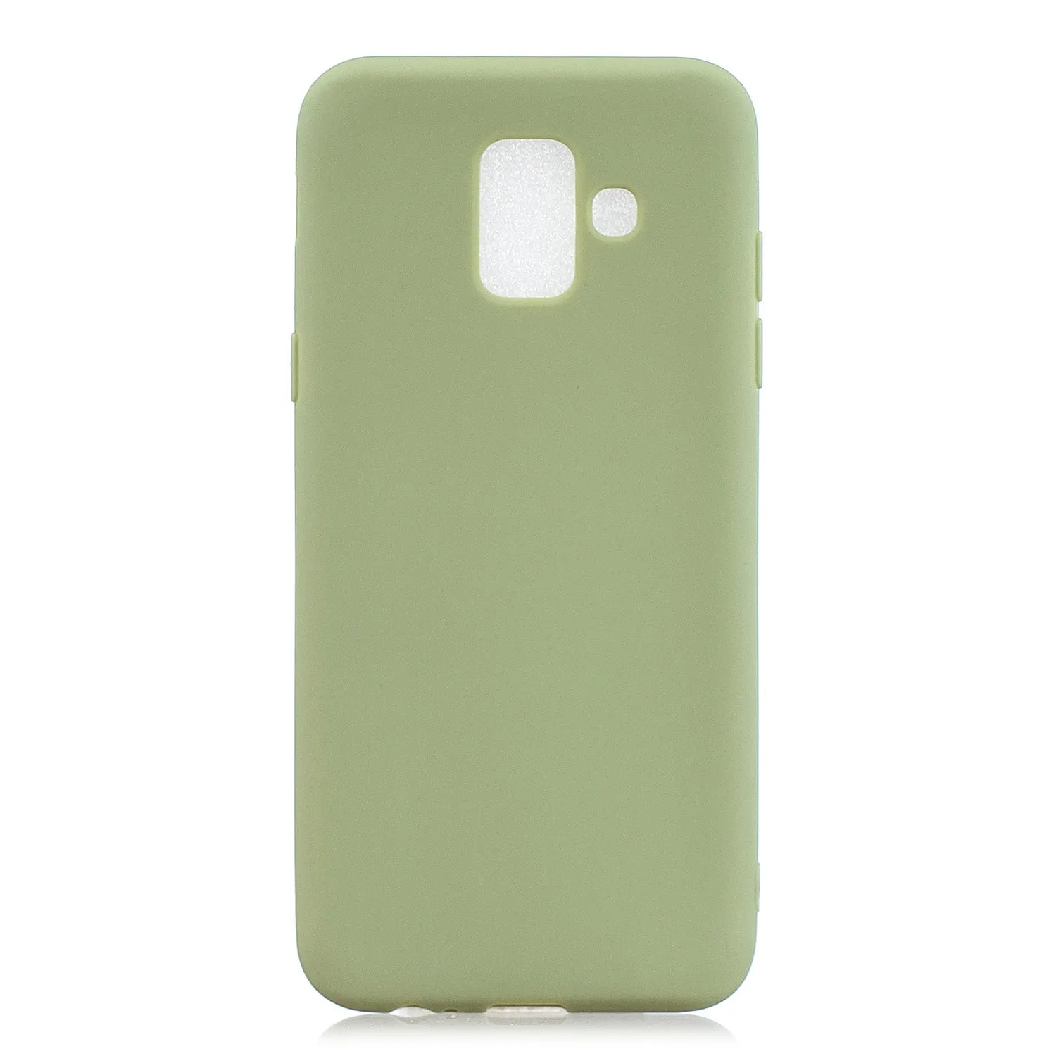 For Samsung A6 2018 Lovely Candy Color Matte TPU Anti-scratch Non-slip Protective Cover Back Case 10