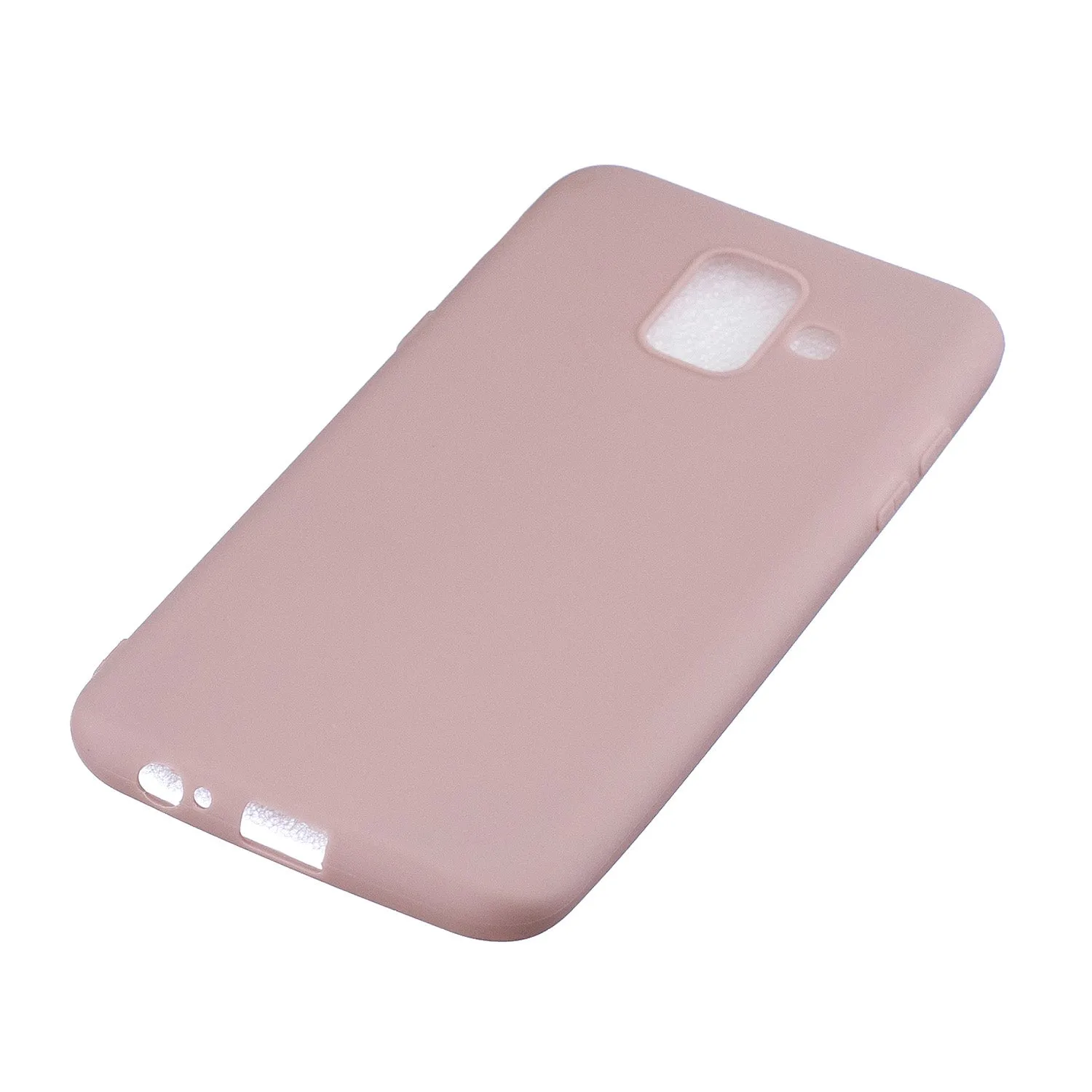 For Samsung A6 2018 Lovely Candy Color Matte TPU Anti-scratch Non-slip Protective Cover Back Case 11
