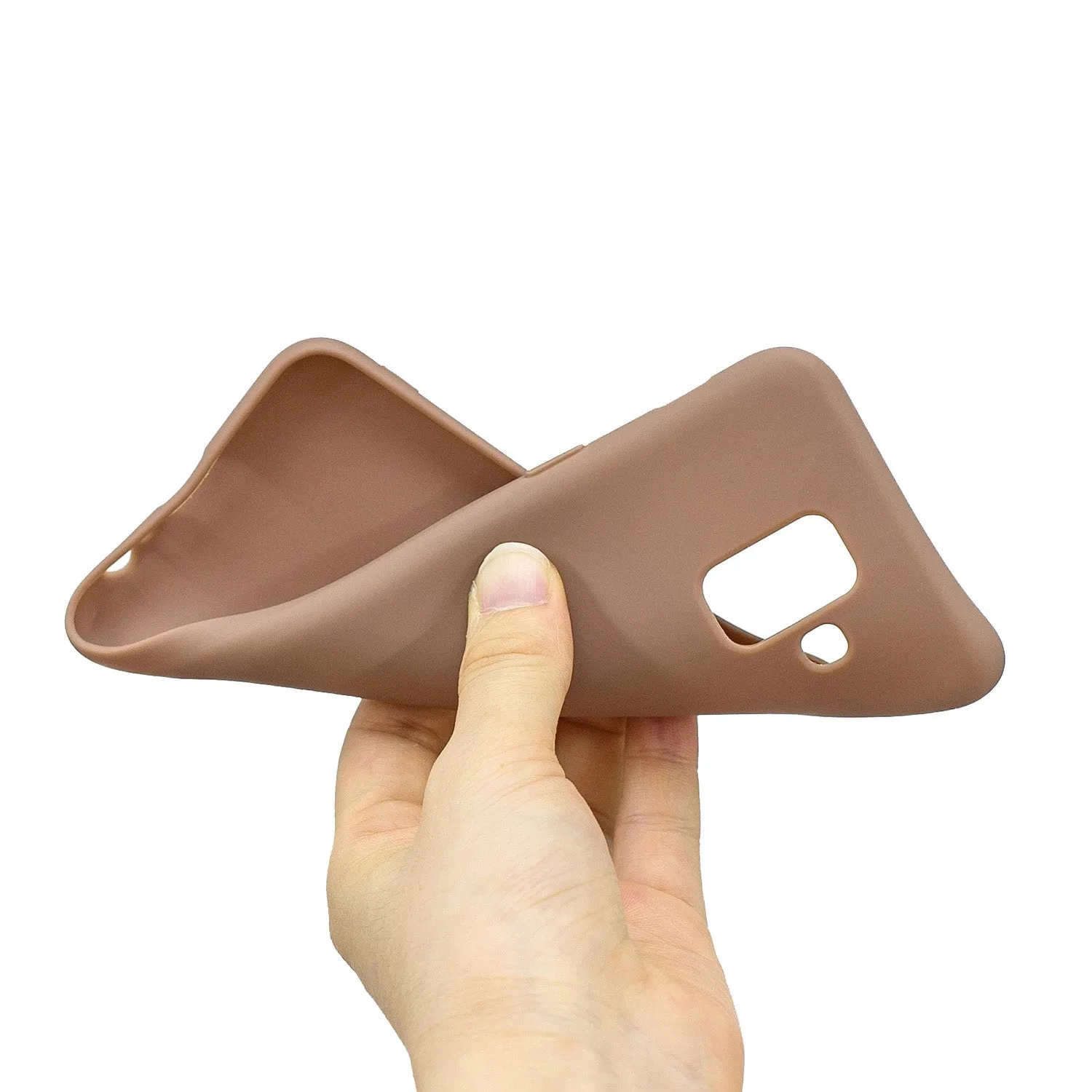 For Samsung A6 2018 Lovely Candy Color Matte TPU Anti-scratch Non-slip Protective Cover Back Case 9