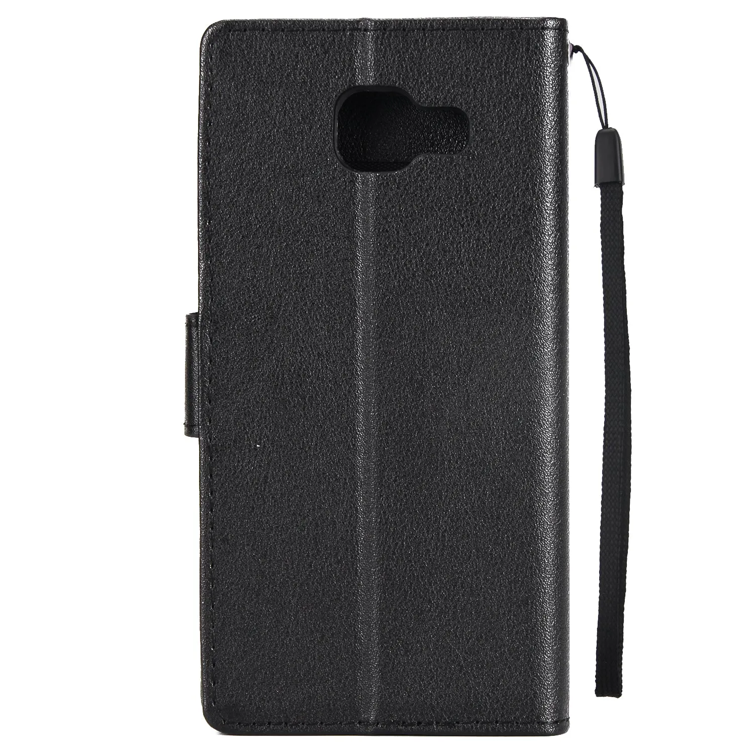 For Samsung A7 2017/A720 PU Leather Cell Phone Case Protective Cover Shell with Buckle red